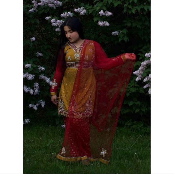 Indian Pakistani 3 Piece Suit Patyala Shalwar - Picture 2 of 2